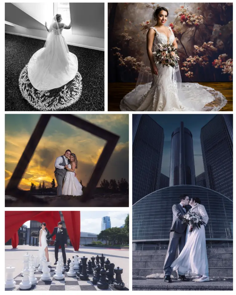 Professional and creative wedding photos