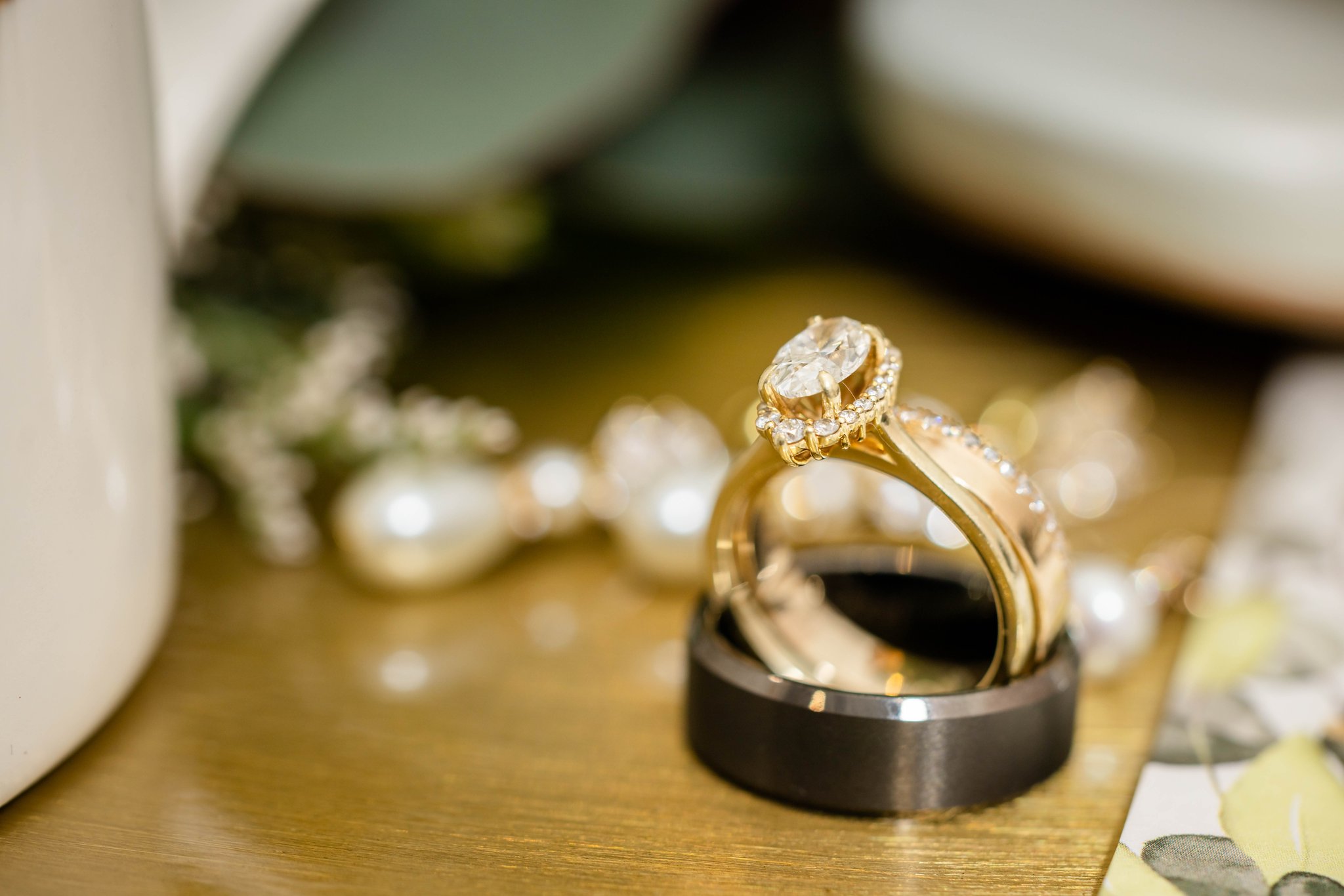 wedding rings detail