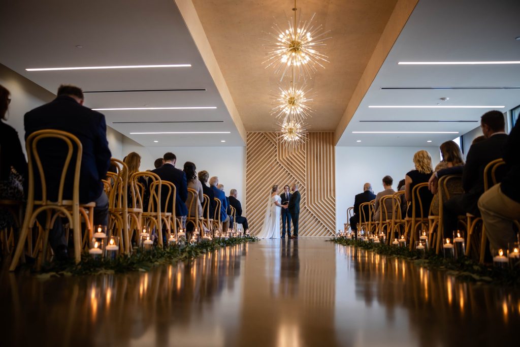 Wedding Ceremony at Leona Road Wedding Venue in Grand Rapids