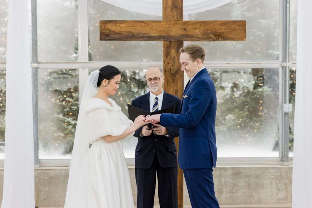 Ceremony, The Ivy House, Kalamazoo wedding photographer