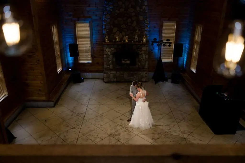 First Dance - Caberfae Peaks - Michigan wedding photographer
