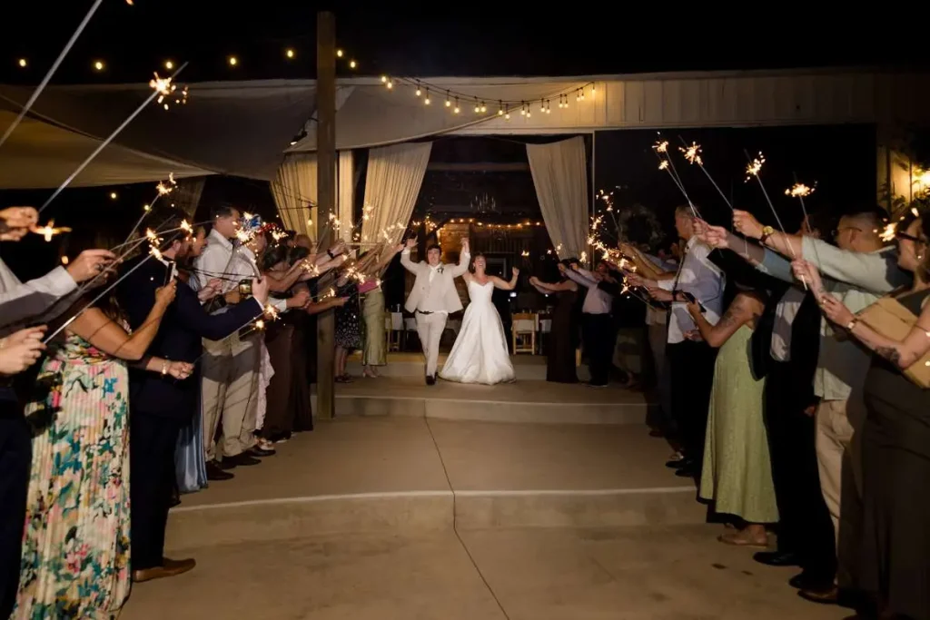 Briar Barns Sparkler Exit