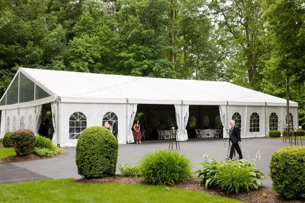 The Morris Estate reception tent