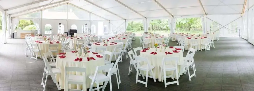 The Morris Estate tent panorama