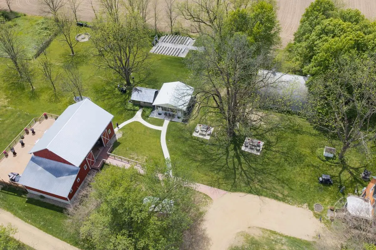 Vintage Rose Bar drone photo